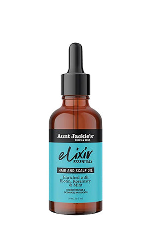 AUNT JACKIE'S Elixir Essentials: Biotin & Rosemary Hair & Scalp Oil (2oz),Sareya Beauty Supply Store in Calgary Alberta Canada